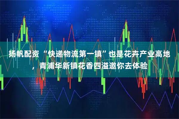 扬帆配资 “快递物流第一镇”也是花卉产业高地，青浦华新镇花香四溢邀你去体验